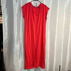 Women’s long dress with front slit. 2226